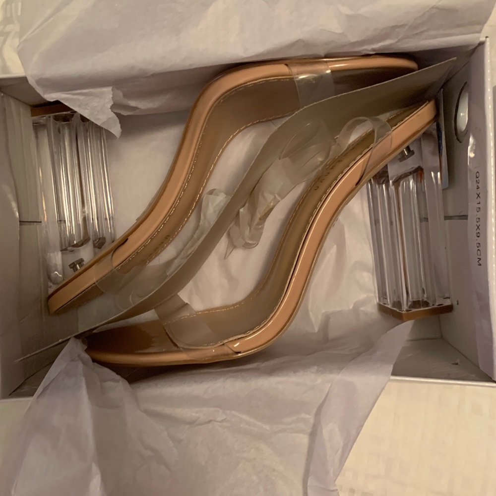Glass slipper heels